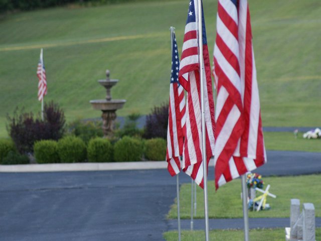 Flag at our Cemetery